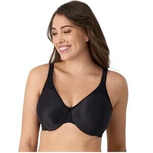Bali Passion For Comfort Seamless Underwire Minimizer Bra, Black, Size 42D, NWT